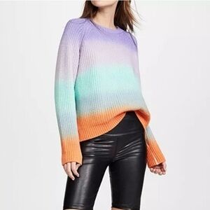 Alice + Olivia Multicolor Gradient Sweater
